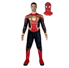 Marvel Spider-Man Deluxe Adult Costume w/ Gold Accents