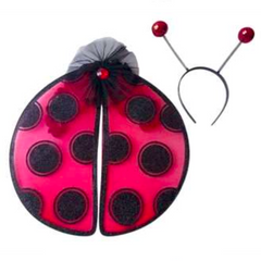 Lady Bug Headband and Wings Set