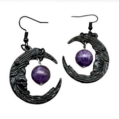 Dark Moon Earrings