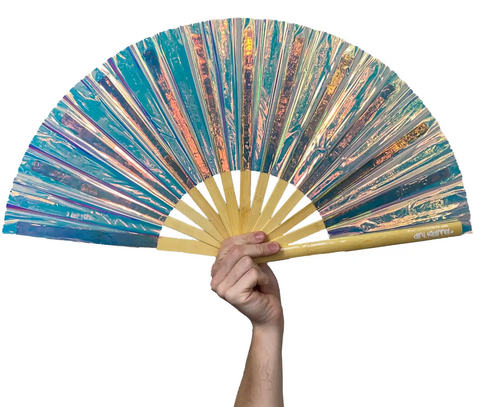 Iridescent Clacker Fan – AbracadabraNYC