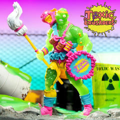 Toxic Crusaders: 7" Ultimate Toxie Glow in The Dark Collectible Action Figure w/ Gooey Slime