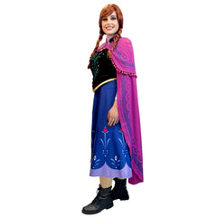 Storybook Frozen Princess Sister Anna Adult Costume