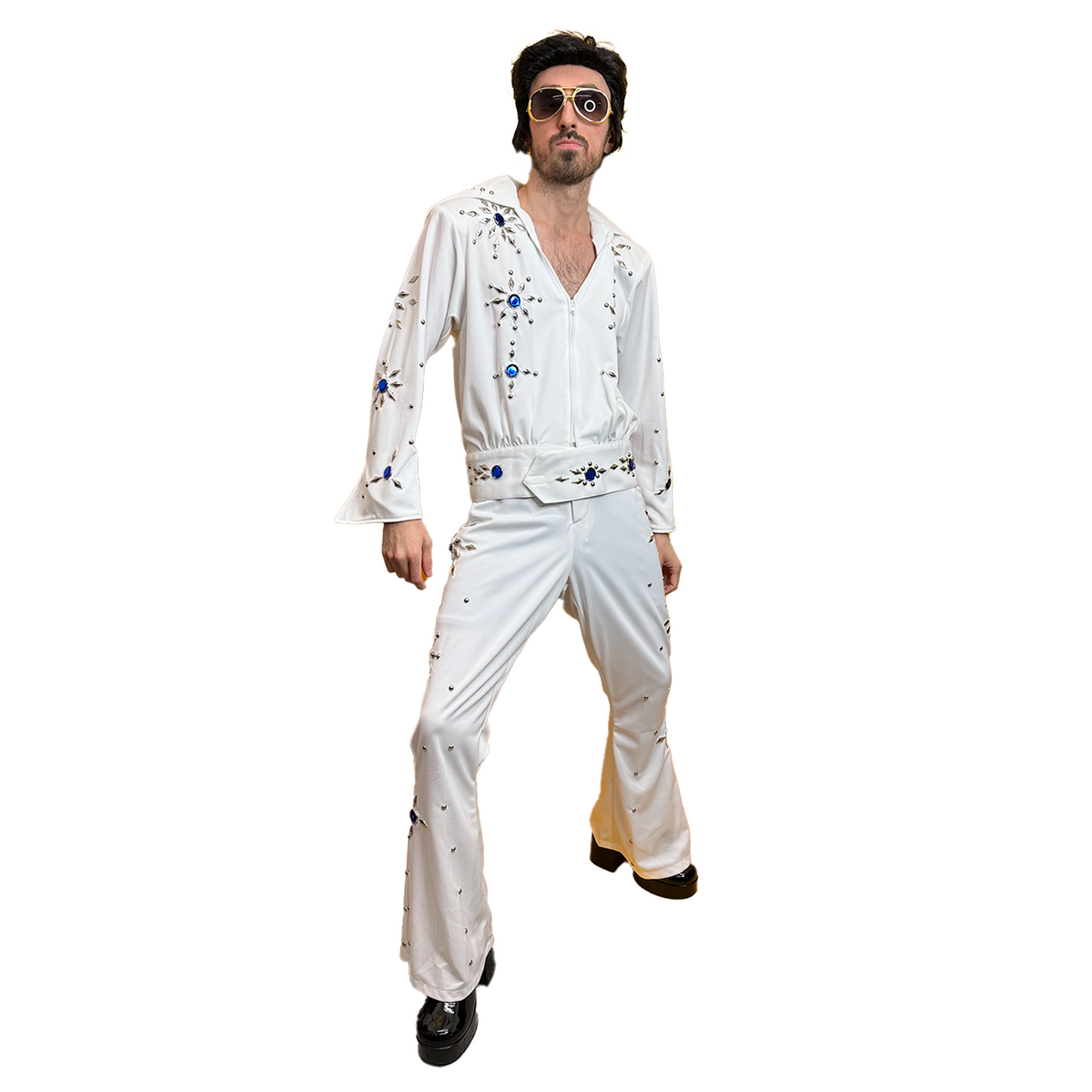 Premiere Two-Piece Rock and Roll Elvis Adult Costume