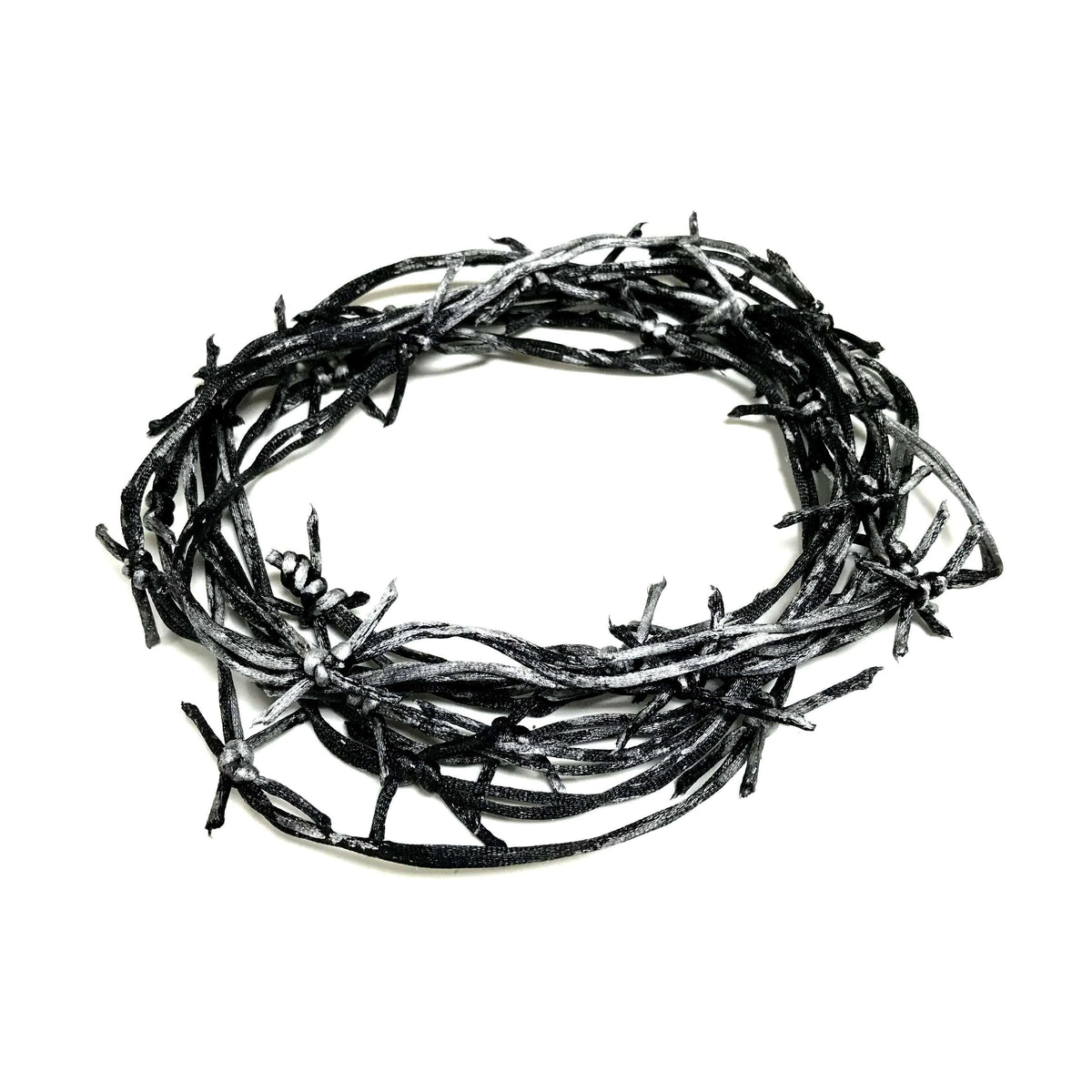 Actor-Safe Imitation Metal Barbed Wire 12ft - BLACK