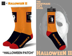 Halloween Patch Men's Crew Sideways Socks