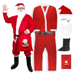 Adult Economy Red Santa Costume