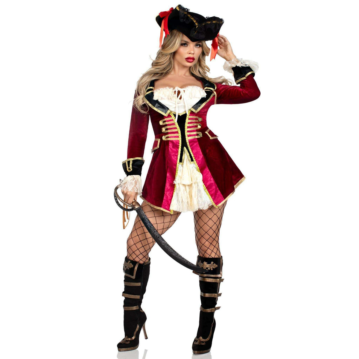 Adventurous Buccaneer Beauty: Women's Pirate Captain Costume