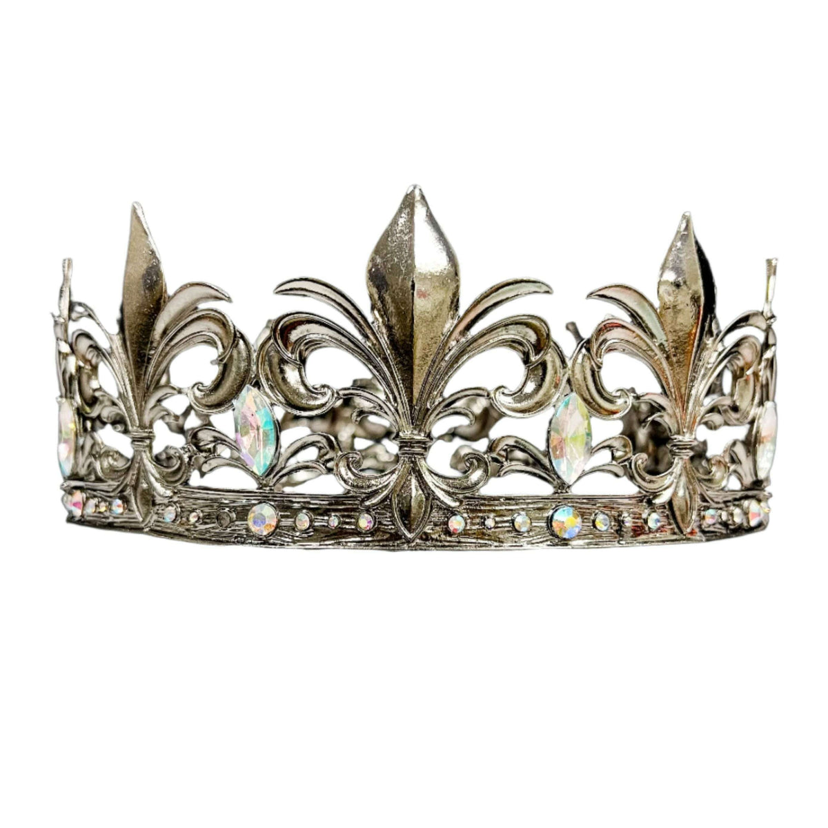 Antique Fleur De Lis Prince Crown