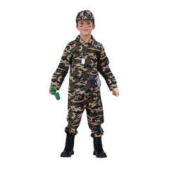 Deluxe Soldier Unisex Kids Costume