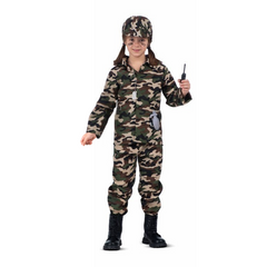 Deluxe Soldier Unisex Kids Costume