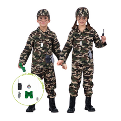Deluxe Soldier Unisex Kids Costume