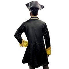 Norrington Commodore Black Pirate Coat