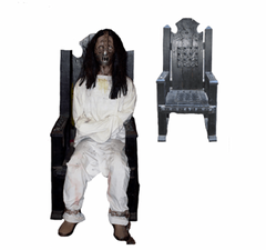 Asylum Patient with Torture Chair