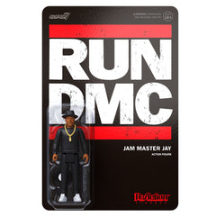 Run DMC: 3.75" Jam Master Jay ReAction Collectible Action Figure w/ Record