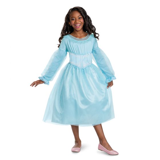 Classic The Little Mermaid Ariel Blue Dress Kids Costume