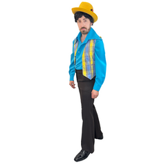 1970s Yellow Party Set Men's Costume