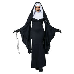 Bad Habit Nun Adult Costume with Black Face Covering