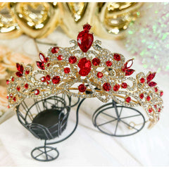 Baroque Bow Ruby Tiara