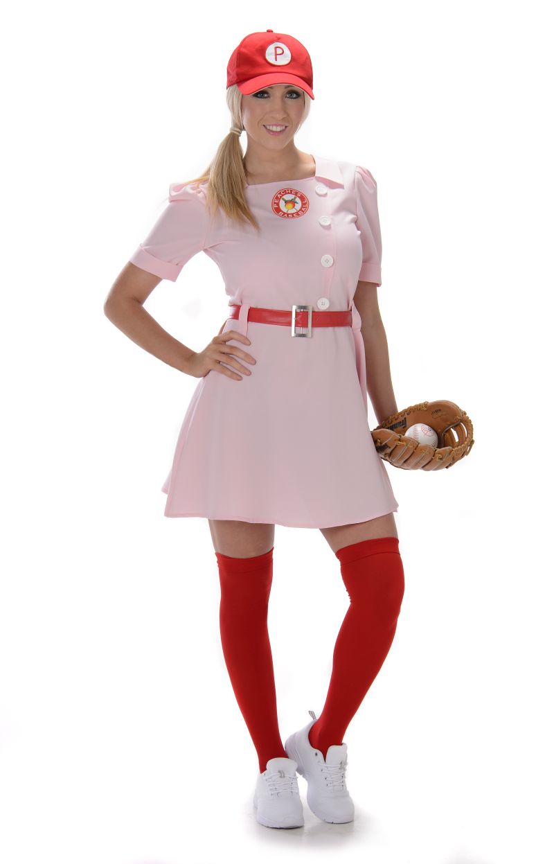 Retro Baseball Girl Women's Costume