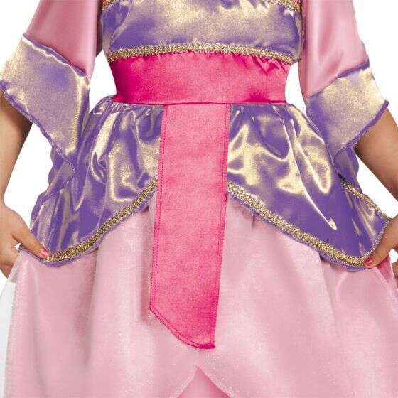 Disney Princess Girls' Mulan Classic Halloween Costume, Pink/Purple, S Disney Princess Girls' Mulan Classic Halloween Costume, Pink/Purple, S