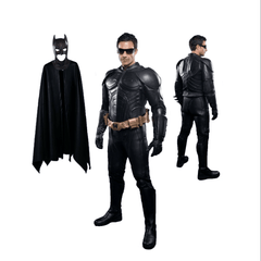 Batman Begins Leather Motorcycle Suit Adult Costume