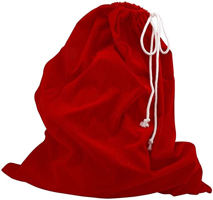 Red Velvet Toy Bag