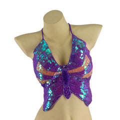 Butterfly Sequin Top
