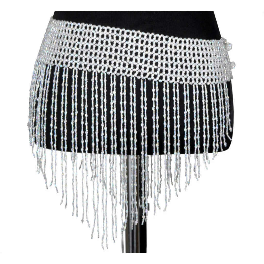 Hip Rave Belt Beaded Fringe Stretchy Rave Belt – AbracadabraNYC