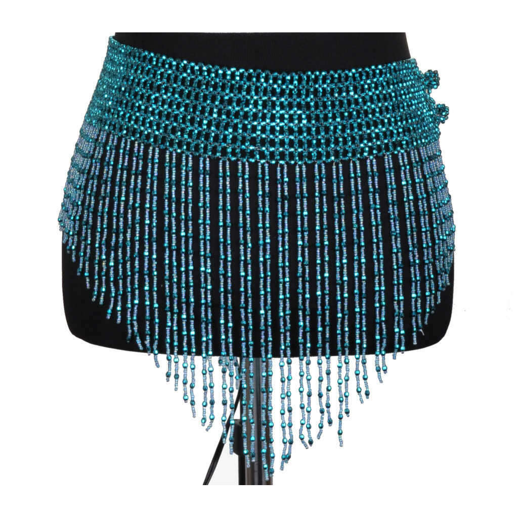 Hip Rave Belt Beaded Fringe Stretchy Rave Belt – AbracadabraNYC
