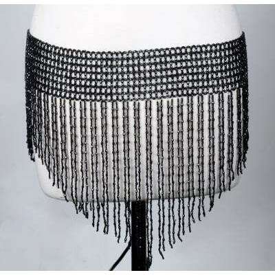 Beaded Fringe Stretchy Rave Belt