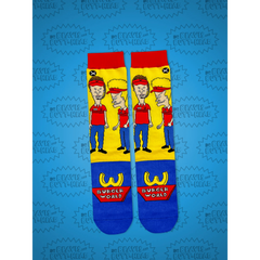 Beavis & Butthead Burger World Crew Length Socks