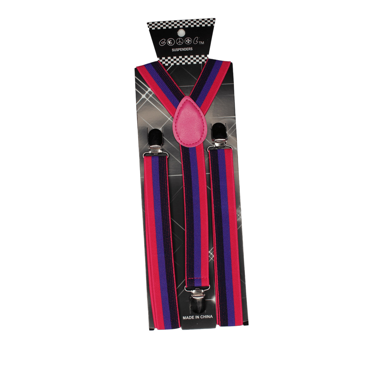 Bi Pride Print Suspenders