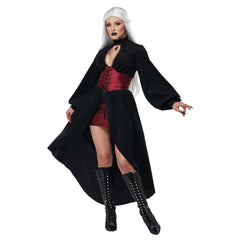 Bitten Bad Vampire Corset Coat Women's Costume