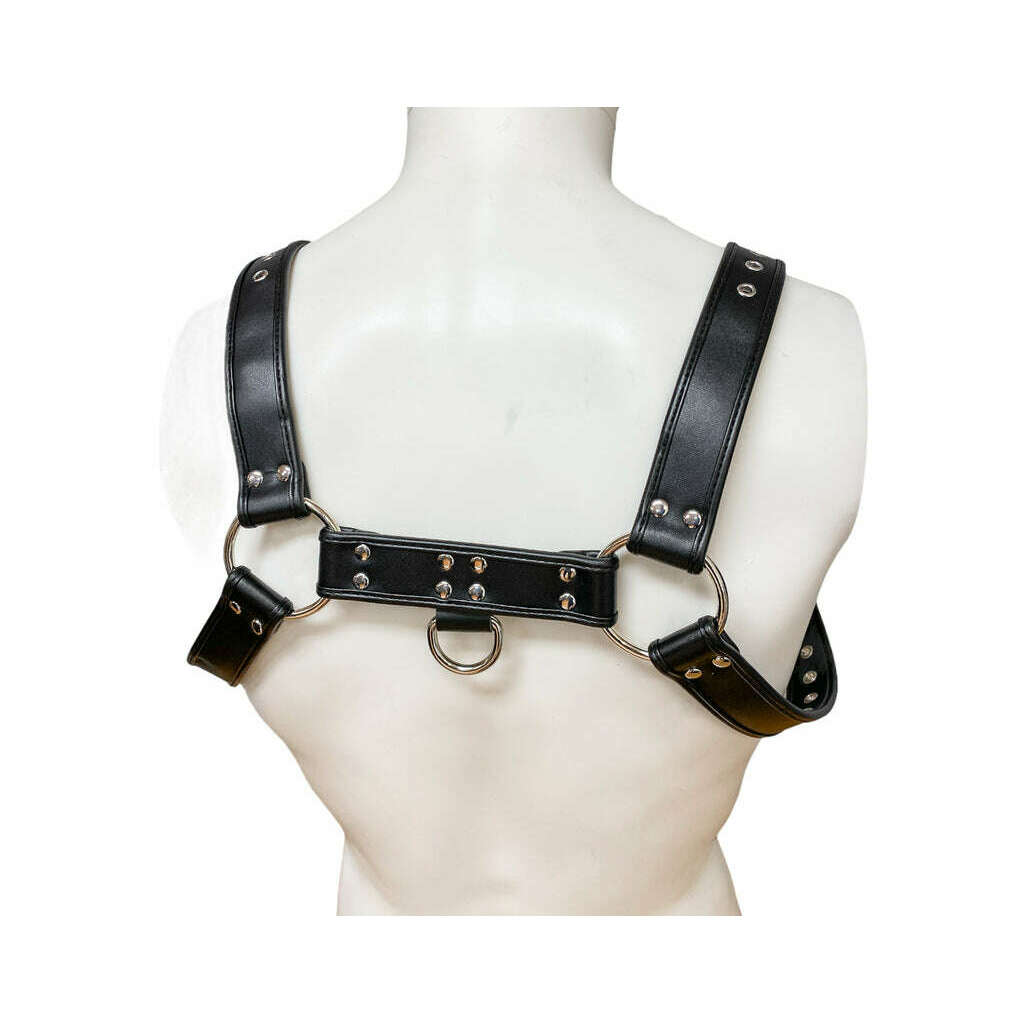 Black Buckle Bulldog Harness