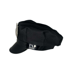 Black Cop Badge Hat