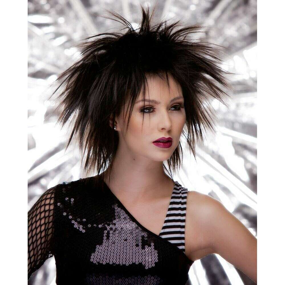 Black Deluxe Punk Wig