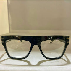 Black Flat Top Frame Glasses