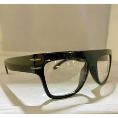 Black Flat Top Frame Glasses