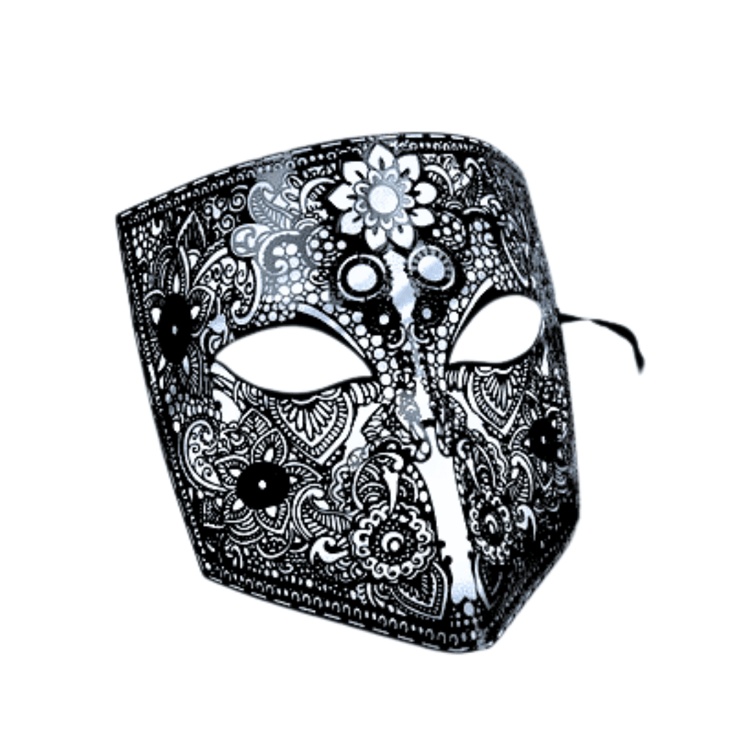 Black Metal Buta Style Mask