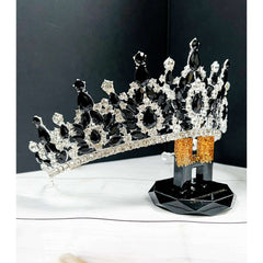 Black & Silver Diamond Tiara