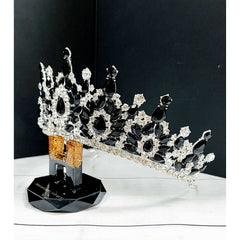 Black & Silver Diamond Tiara