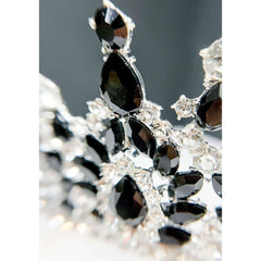 Black & Silver Diamond Tiara