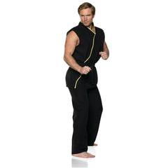 Black w/ Yellow Trim Sensei Adult Costume