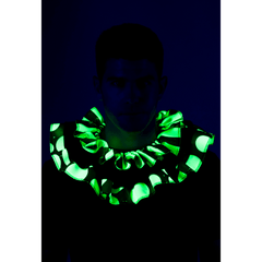 Blacklight Reactive Clown Collar