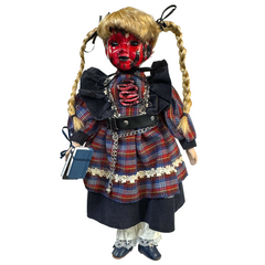 "Bloody Scholar" Porcelain Doll - Morgue Collection