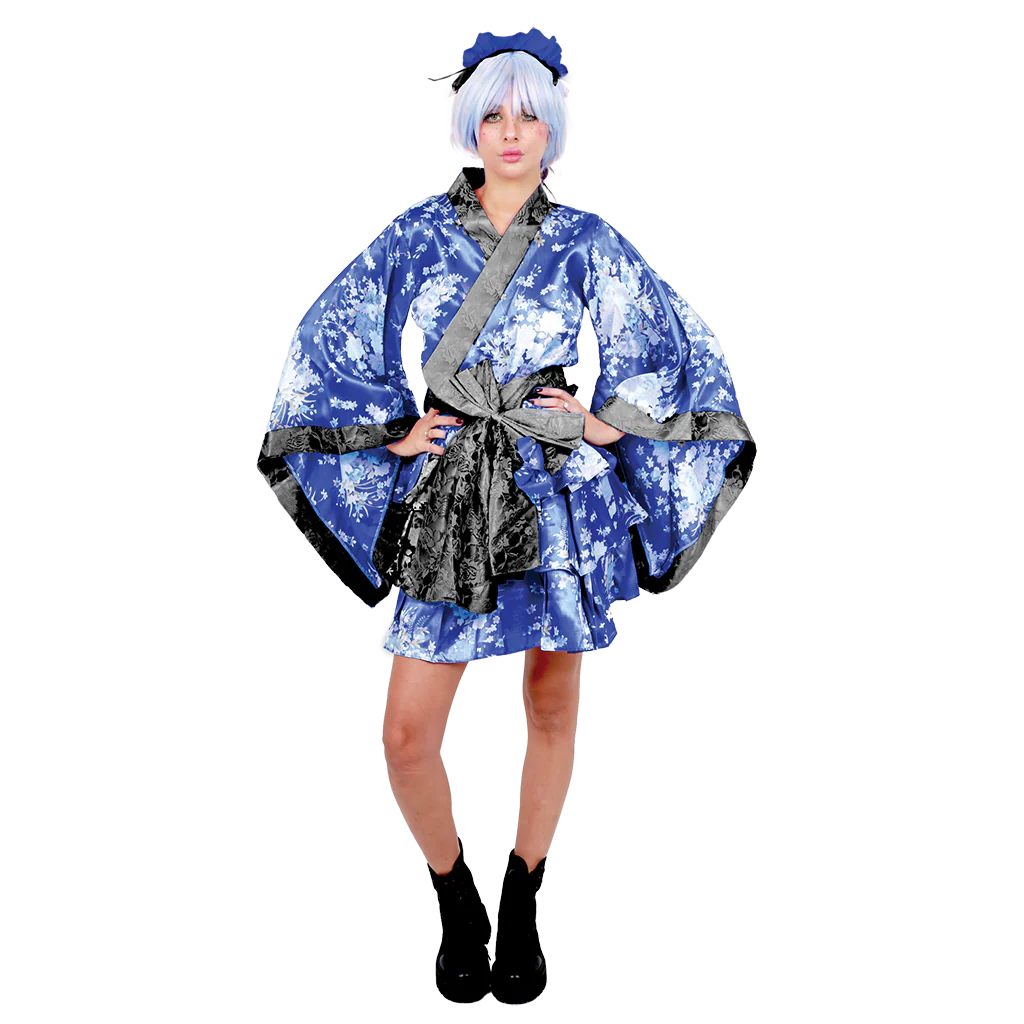 Blue Geisha Lady Adult Women's Costume