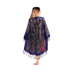 Bohemian Chic Velvet Peacock Jacket