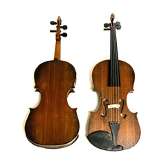 Breakaway Balsa Violin Smashable Stunt Prop - WALNUT