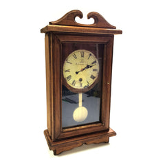 Breakaway Balsa Wood Clock - Regulator Style Antique Pendulum Stunt Prop