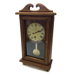 Breakaway Balsa Wood Clock - Regulator Style Antique Pendulum Stunt Prop